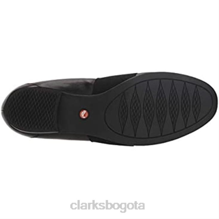 Clarks 0DX8L342 mocasines un blush lo para mujer de cuero negro clarks mujer cuero negro