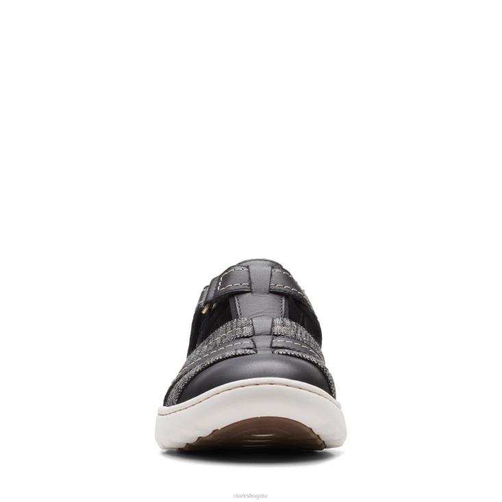 Clarks 0DX8L3429 clarks teagan step cuero negro mujer cuero negro