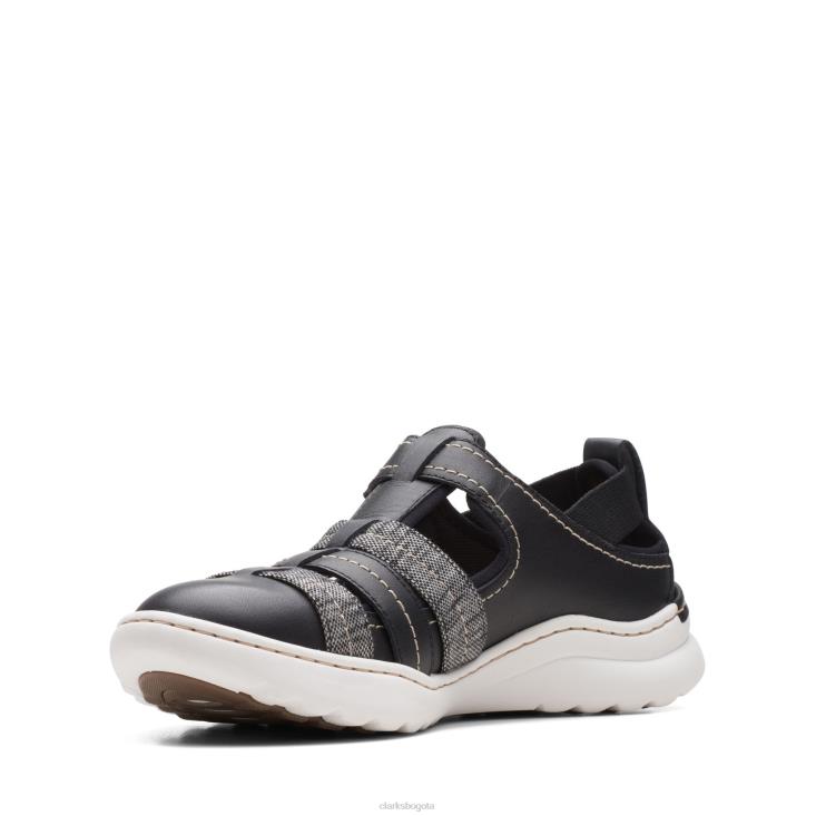 Clarks 0DX8L3429 clarks teagan step cuero negro mujer cuero negro