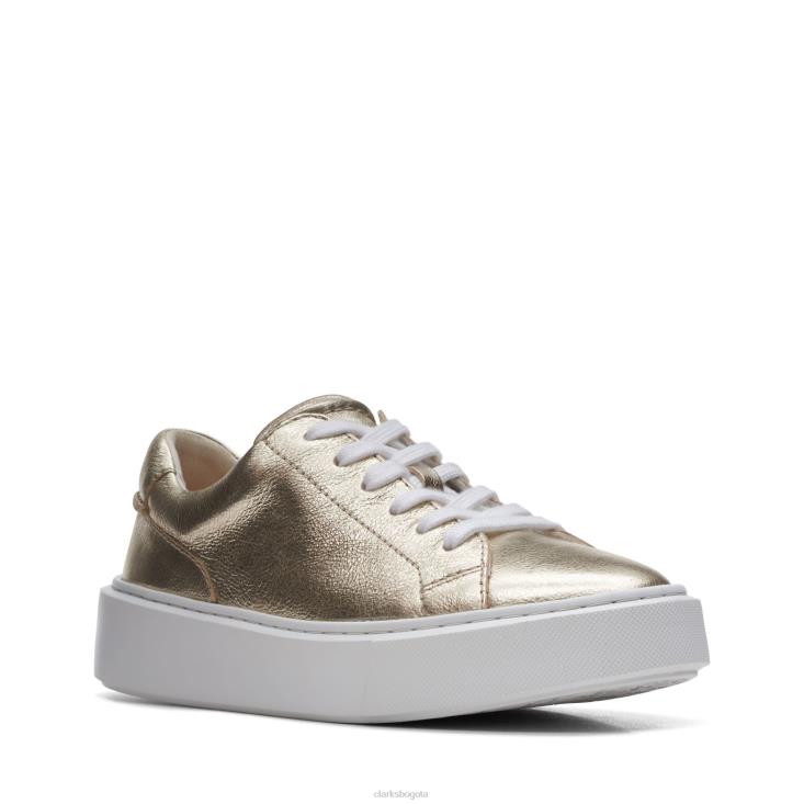 Clarks 0DX8L3430 clarks hero lite encaje champagne mujer champán