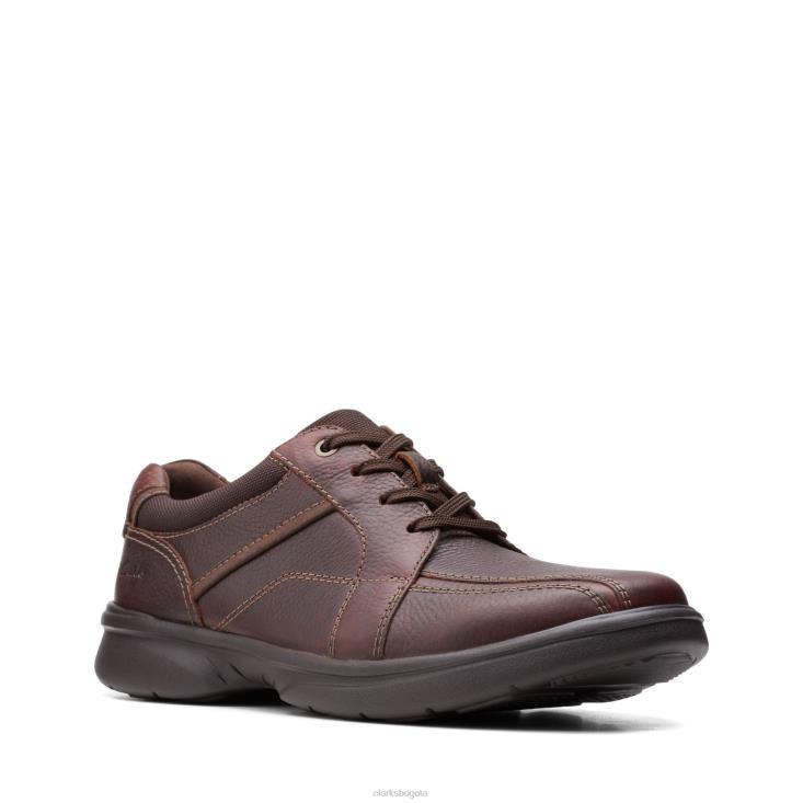 Clarks 0DX8L3439 bradley walk clarks brown tumba hombres tumba marrón