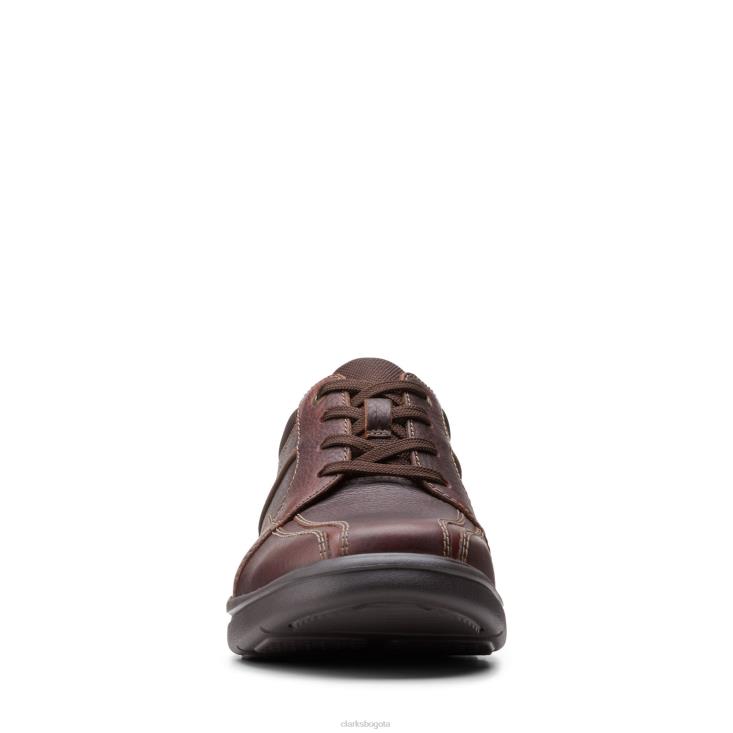 Clarks 0DX8L3439 bradley walk clarks brown tumba hombres tumba marrón