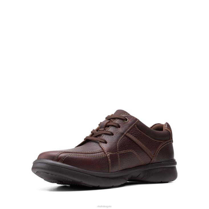 Clarks 0DX8L3439 bradley walk clarks brown tumba hombres tumba marrón