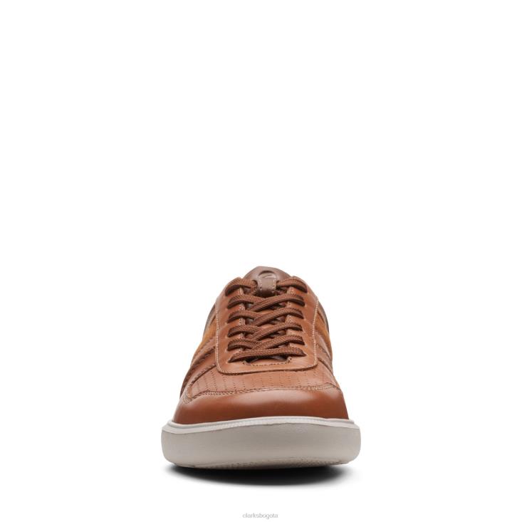 Clarks 0DX8L3441 clarks dark tan combi cambro race hombres combinación de bronceado oscuro