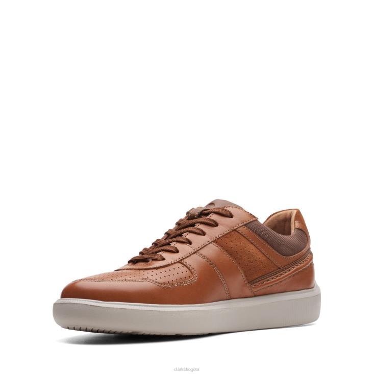 Clarks 0DX8L3441 clarks dark tan combi cambro race hombres combinación de bronceado oscuro