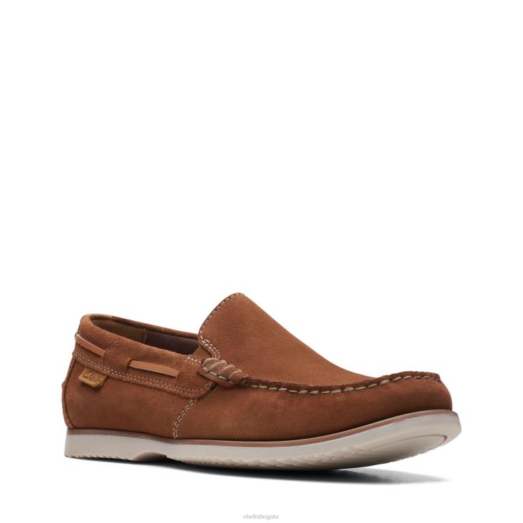 Clarks 0DX8L3451 clarks cola ante noonan step hombres gamuza cola
