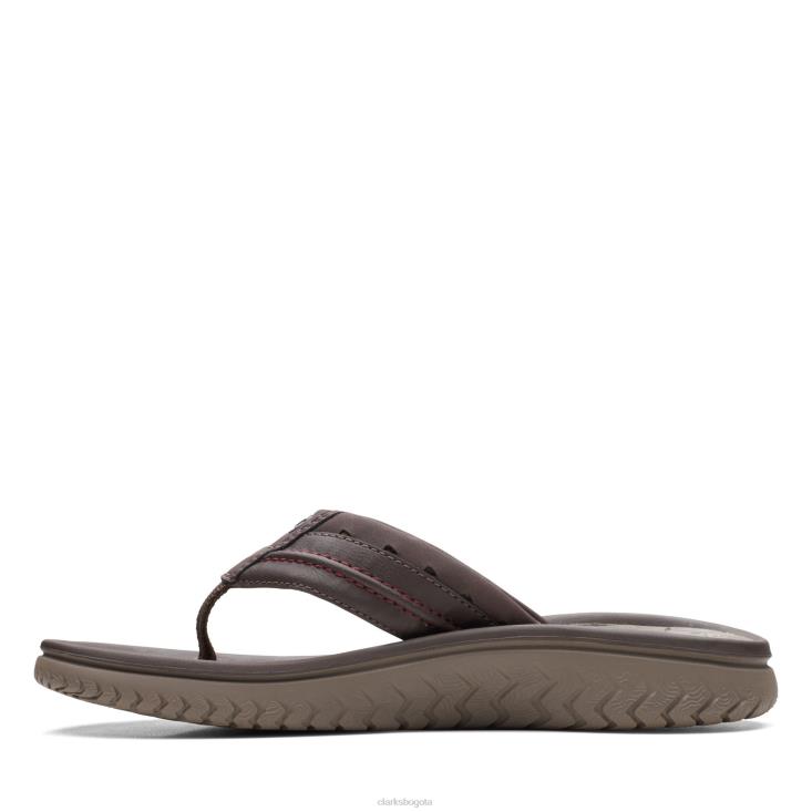 Clarks 0DX8L3456 marrón clarks wesley post hombres marrón