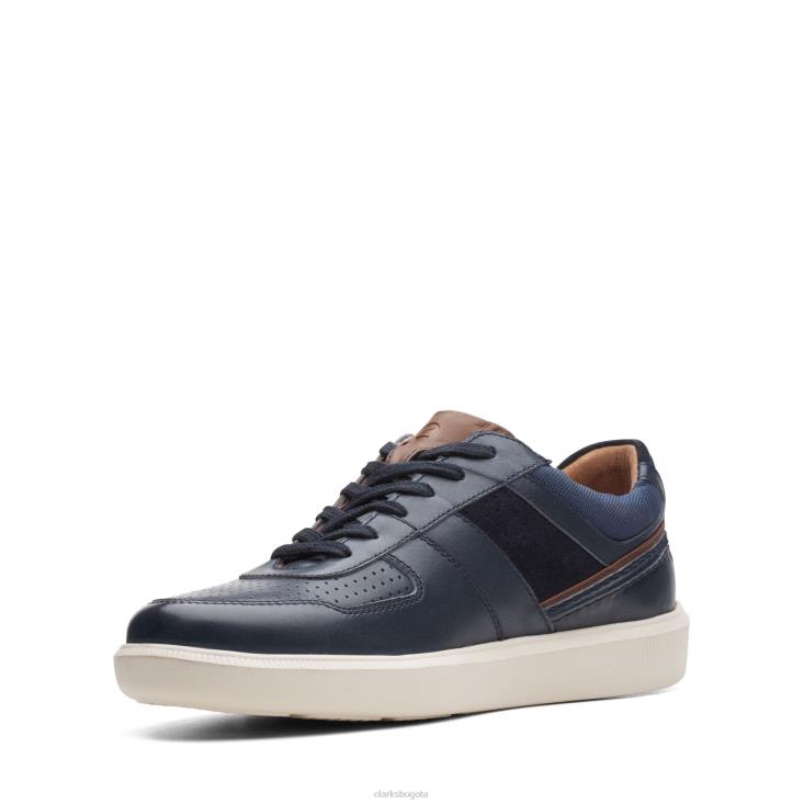 Clarks 0DX8L3458 clarks cambro race combi azul marino hombres combinado azul marino