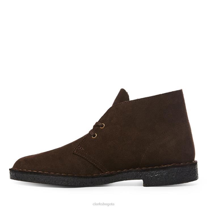 Clarks 0DX8L3462 bota safari clarks ante marron hombres gamuza marrón