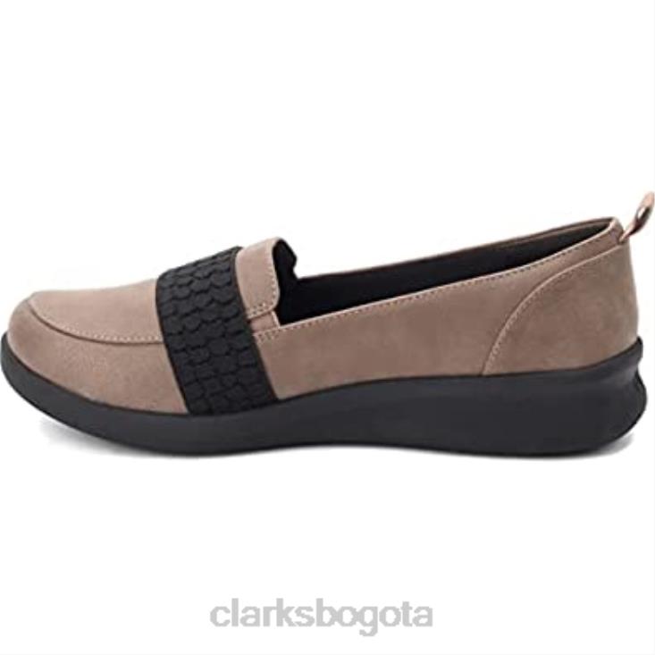 Clarks 0DX8L347 Mocasines Clarks Sillian 20 Zest de peltre para mujer mujer estaño
