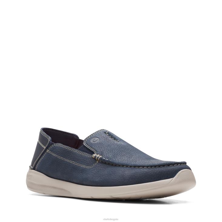 Clarks 0DX8L3475 clarks gorwstep de nubuck azul marino hombres nubuck azul marino