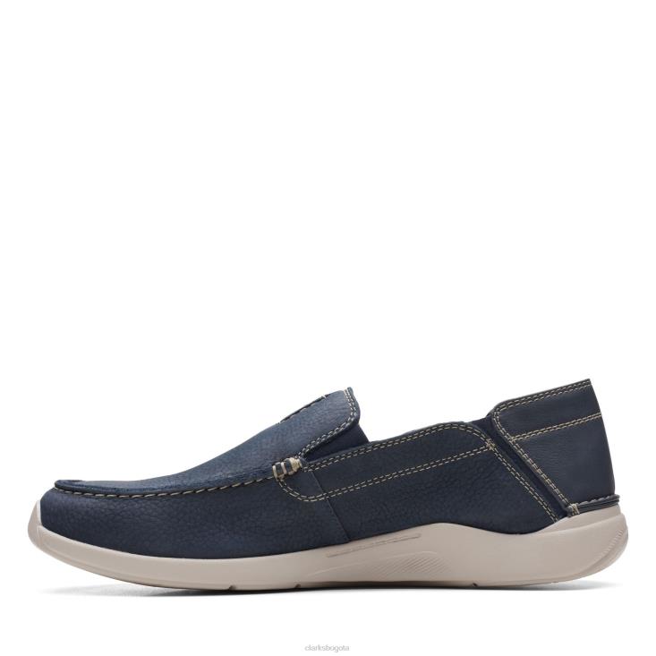 Clarks 0DX8L3475 clarks gorwstep de nubuck azul marino hombres nubuck azul marino