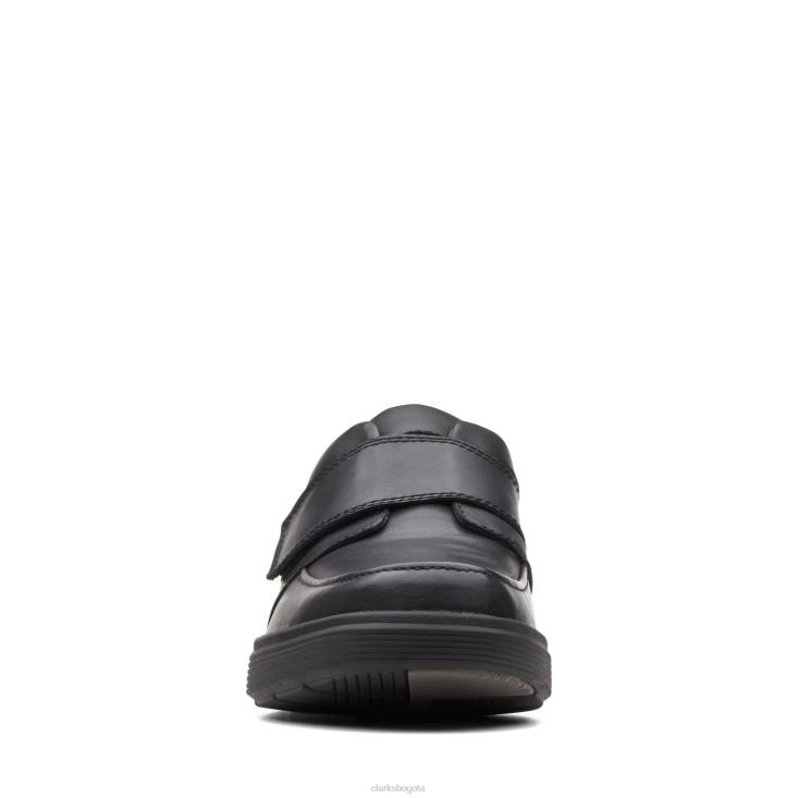 Clarks 0DX8L3489 correa de cuero negra clarks un abode hombres cuero negro