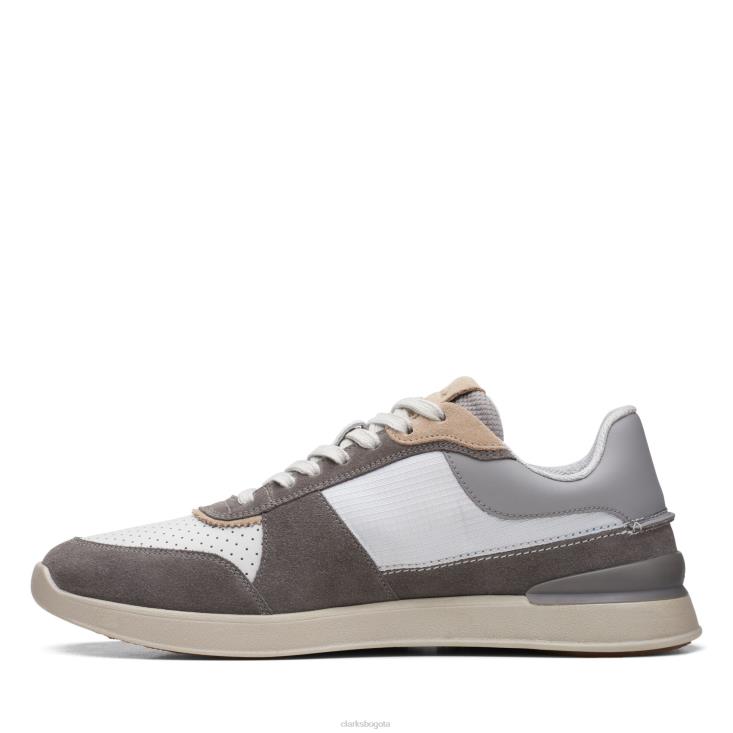 Clarks 0DX8L3494 clarks race lite tor gris combi hombres combinado gris