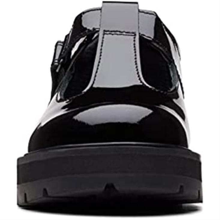 Clarks 0DX8L35 clarks prague brill zapatos de cuero mayores negro unisexo