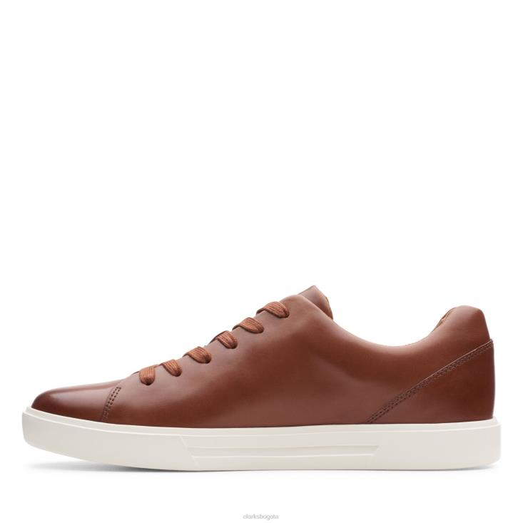 Clarks 0DX8L3507 clarks un costa lace de cuero bronceado británico hombres cuero bronceado británico