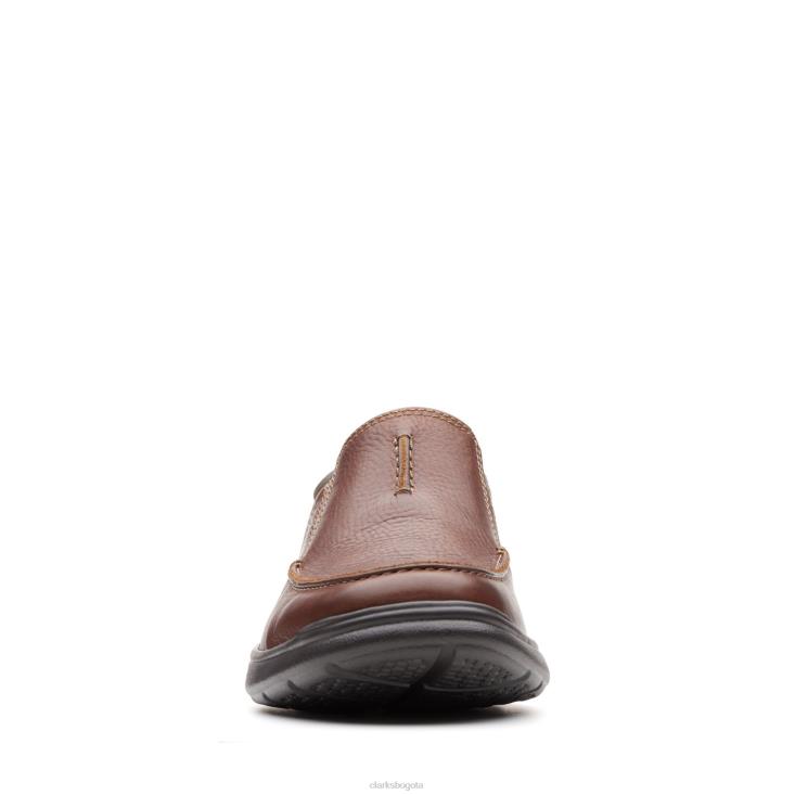 Clarks 0DX8L3510 clarks de cuero tabaco sin cotrell hombres cuero tabaco