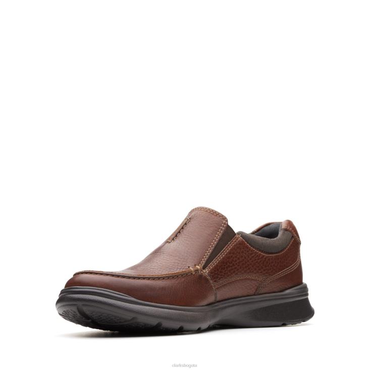 Clarks 0DX8L3510 clarks de cuero tabaco sin cotrell hombres cuero tabaco