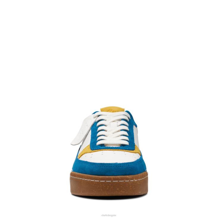 Clarks 0DX8L3527 craftcourtlace clarks combinado verde azulado hombres combinación verde azulado