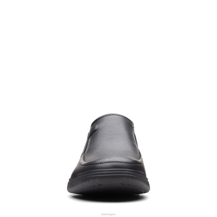Clarks 0DX8L3532 clarks donaway de cuero negro hombres cuero negro