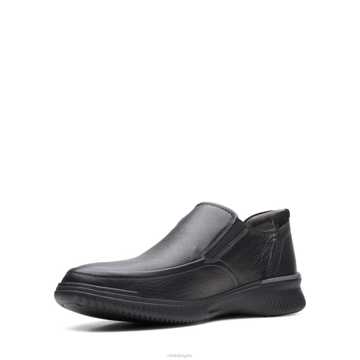 Clarks 0DX8L3532 clarks donaway de cuero negro hombres cuero negro
