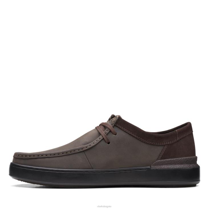 Clarks 0DX8L3534 clarks wally brown corte lite hombres marrón