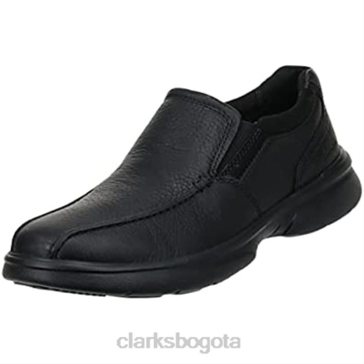 Clarks 0DX8L354 Mocasines clarks bradley step para hombre de cuero negro hombres cuero negro caído