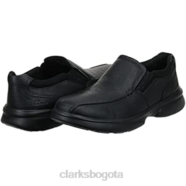 Clarks 0DX8L354 Mocasines clarks bradley step para hombre de cuero negro hombres cuero negro caído
