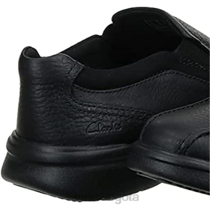 Clarks 0DX8L354 Mocasines clarks bradley step para hombre de cuero negro hombres cuero negro caído