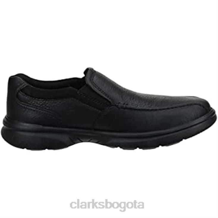 Clarks 0DX8L354 Mocasines clarks bradley step para hombre de cuero negro hombres cuero negro caído