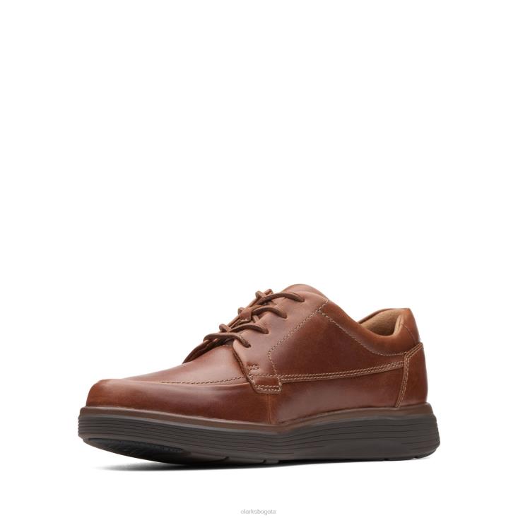 Clarks 0DX8L3540 clarks de cuero tostado oscuro un abode facilidad hombres cuero bronceado oscuro