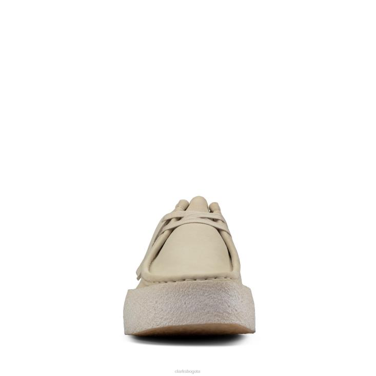 Clarks 0DX8L3547 Taza clarks wallabee de nobuk blanco hombres nubuck blanco
