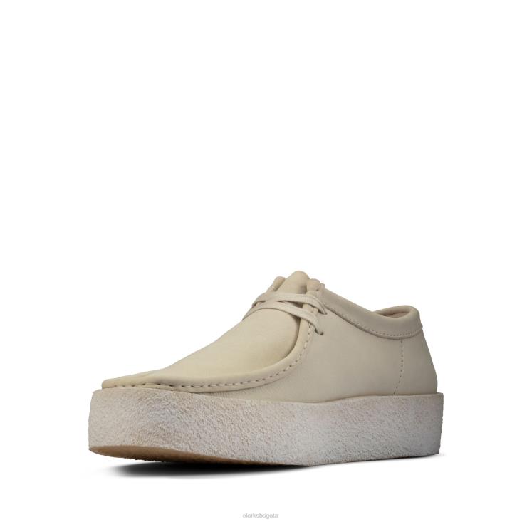 Clarks 0DX8L3547 Taza clarks wallabee de nobuk blanco hombres nubuck blanco