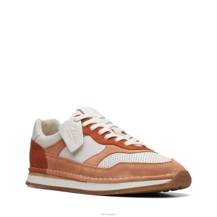 Clarks 0DX8L3550 Craft Run Tor Sandstone Combi Clarks hombres combinación de arenisca