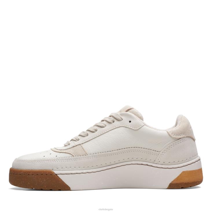 Clarks 0DX8L3569 clarks white combi craftcourtlace hombres combinación blanca