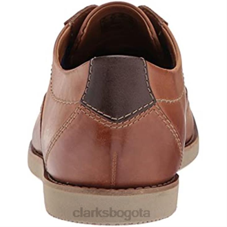Clarks 0DX8L357 derbys clarks raharto pla para hombre de cuero tostado oscuro hombres cuero bronceado oscuro