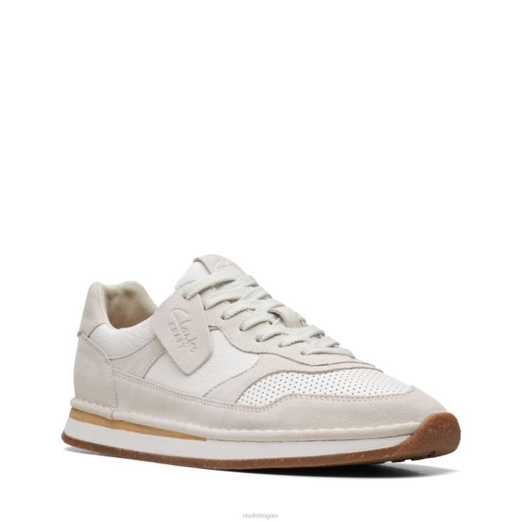 Clarks 0DX8L3570 clarks craft run tor blanco hombres blanco
