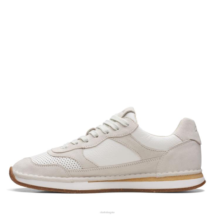 Clarks 0DX8L3570 clarks craft run tor blanco hombres blanco