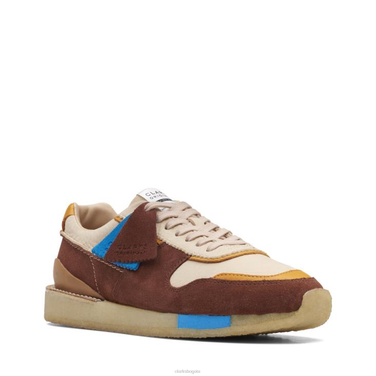Clarks 0DX8L3580 clarks combi tor run color canela hombres combinación bronceado
