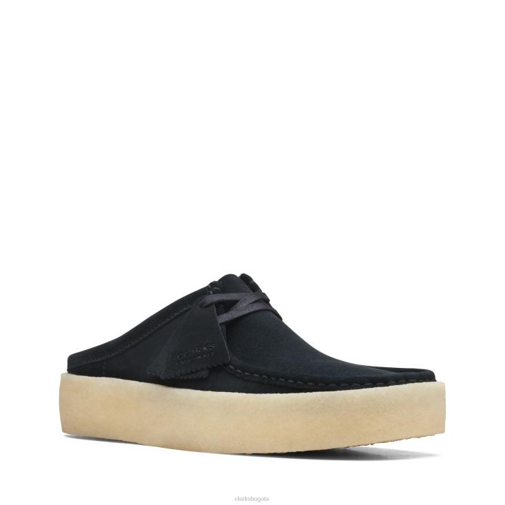 Clarks 0DX8L3590 wallabee cup lo negro wlined sde clarks hombres sde forrado negro