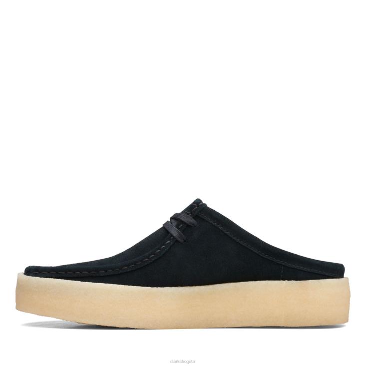 Clarks 0DX8L3590 wallabee cup lo negro wlined sde clarks hombres sde forrado negro