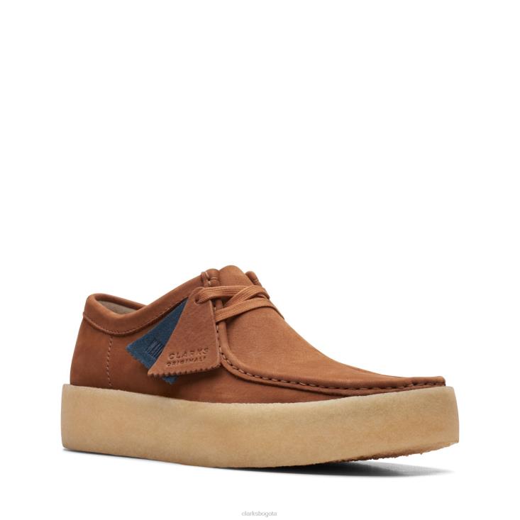 Clarks 0DX8L3595 taza clarks wallabee de nubuck tostado hombres nubuck bronceado