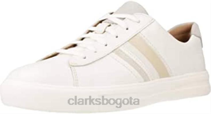 Clarks 0DX8L36 Zapatillas deportivas de mujer combi un maui band blancas clarks mujer combinación blanca