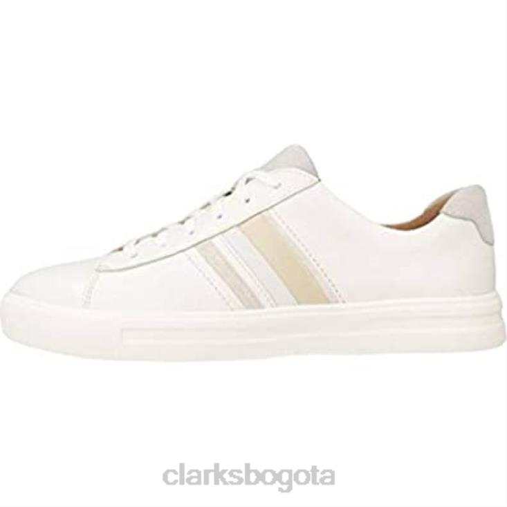 Clarks 0DX8L36 Zapatillas deportivas de mujer combi un maui band blancas clarks mujer combinación blanca