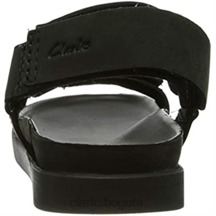 Clarks 0DX8L360 Sandalia clarks sunder range de nobuk negro para hombre hombres nubuck negro