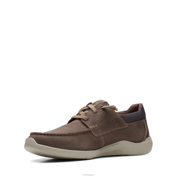 Clarks 0DX8L3610 clarks gorwmoc nobuck marrón hombres nubuck marrón