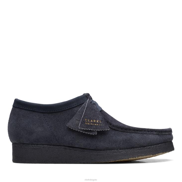 Clarks 0DX8L3611 clarks wallabee azul marino hombres Armada
