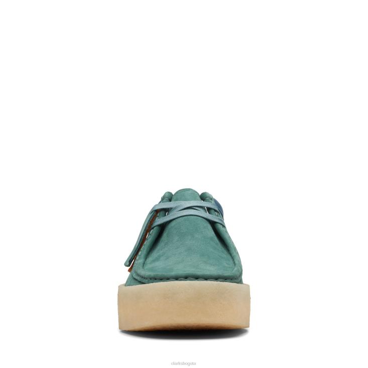 Clarks 0DX8L3612 taza wallabee verde azulado clarks hombres verde azulado