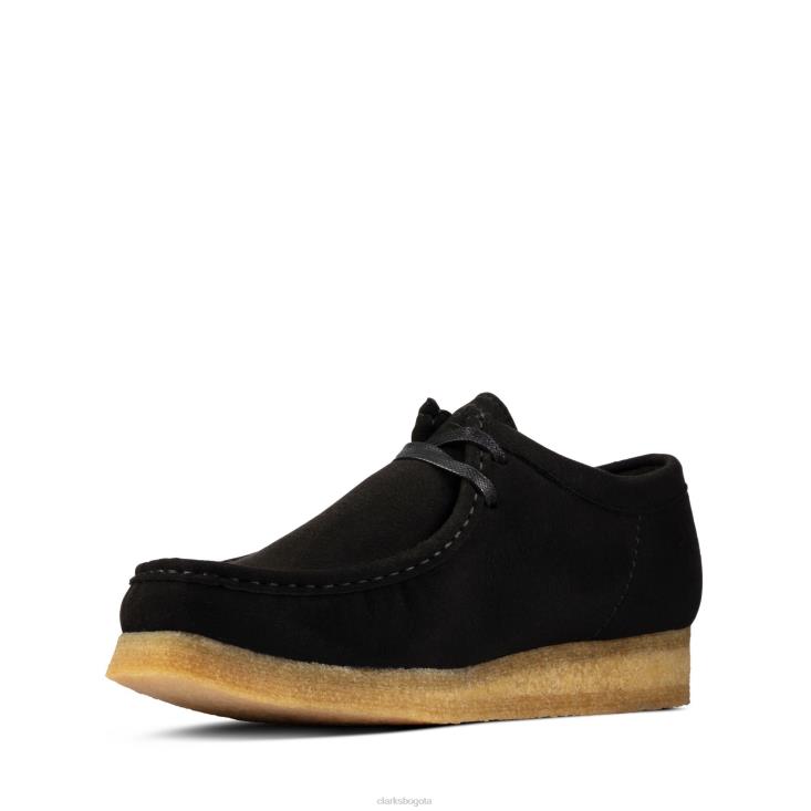 Clarks 0DX8L3621 wallabee clarks negro vegano hombres vegano negro