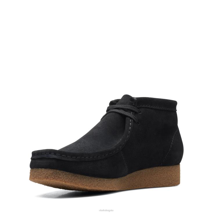 Clarks 0DX8L3628 botas clarks shacre de ante negro hombres ante negro